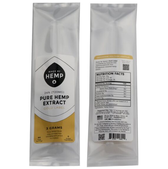 Pure Hemp Extract Gold Label 3 grams