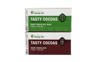 Tasty Cocoas 10MG Dark Chocolate Mint and Dark Chocolate