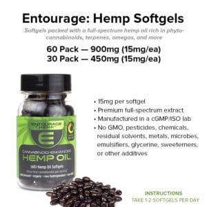 entourage hemp cannabinoid capsules