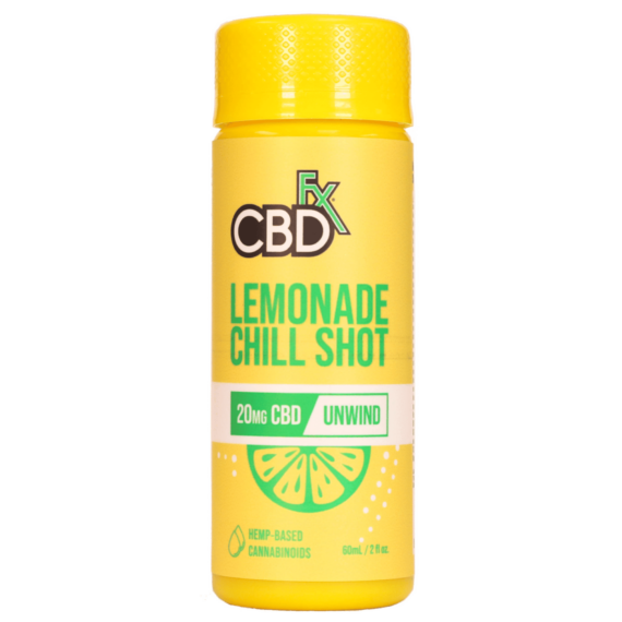CBD FX Lemonade Chill Shot 20MG Unwind