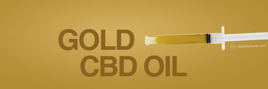 gold cbd oil filtered